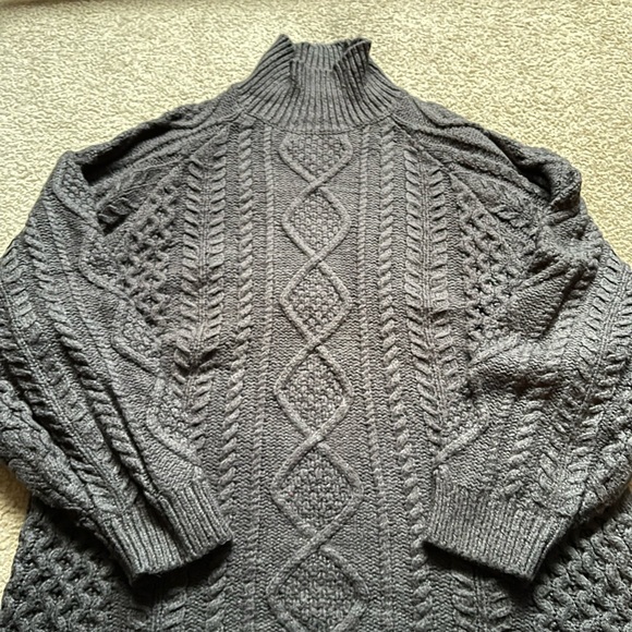 Fear of God Essentials Iron Cable Knit Turtleneck Sweater